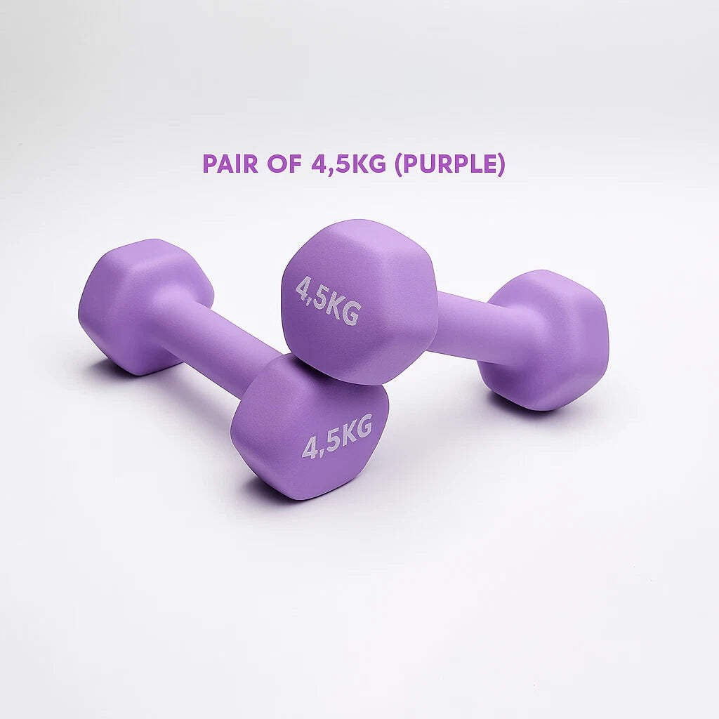 Neoprene Dumbbell Pair – Non-Slip Grip – Gym Fitness Weights