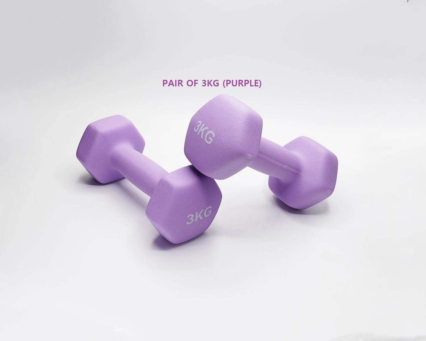 Neoprene Dumbbell Pair – Non-Slip Grip – Gym Fitness Weights