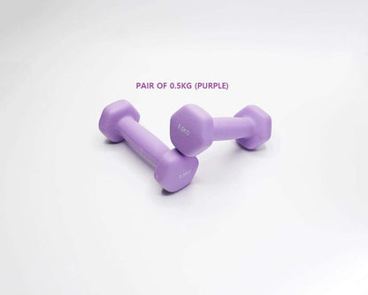 Neoprene Dumbbell Pair – Non-Slip Grip – Gym Fitness Weights