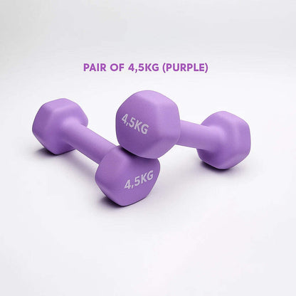 Neoprene Dumbbell Pair – Non-Slip Grip – Gym Fitness Weights
