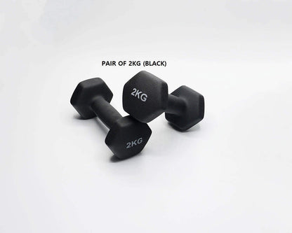 Neoprene Dumbbell Pair – Non-Slip Grip – Gym Fitness Weights