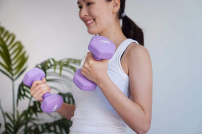 Neoprene Dumbbell Pair – Non-Slip Grip – Gym Fitness Weights
